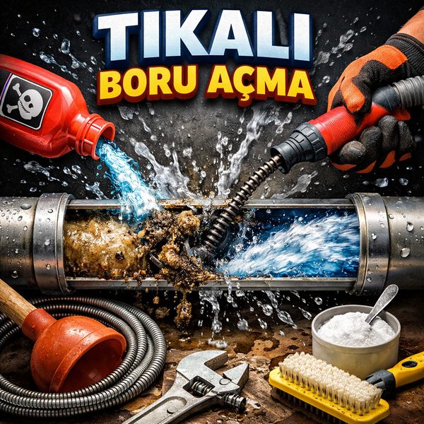 Tıkalı Boru Açma - Kocaeli Tesisat Hizmeti