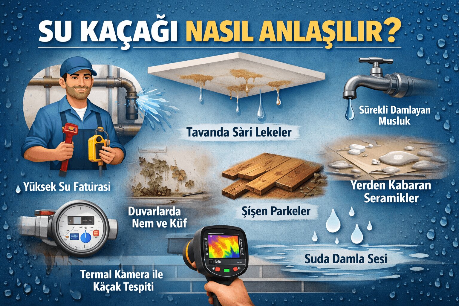 Su Kaçağı Nasıl Anlaşılır?